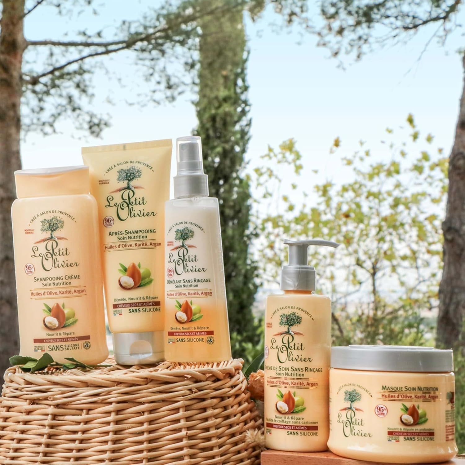 - Spray de descurcare, îngrijire, fără clătire și silicon, uleiuri de măsline, shea & argan, descurcă, repară și hrănește - păr uscat și deteriorat - 150 ml Produse pentru descurcarea părului Naty Shop