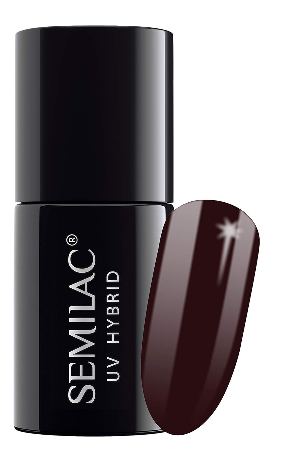 Oja UV Semilac 029 Espresso 7ml Colecția Black&White