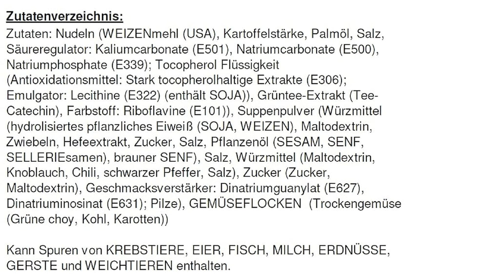 Nong Shim – Instant Cup Nudeln Soup Soon Veggie – Multipack (12 X 67 GR)