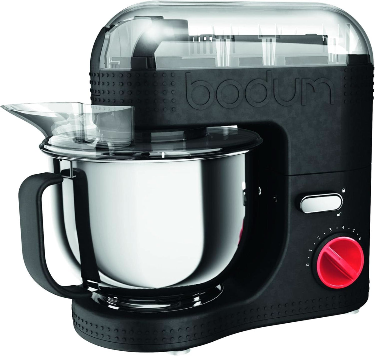 Bodum Bistro Elektrische Küchenmaschine, 4,7 l, 4,7 l, Weiß Matka a dítě Naty Shop Schwarz