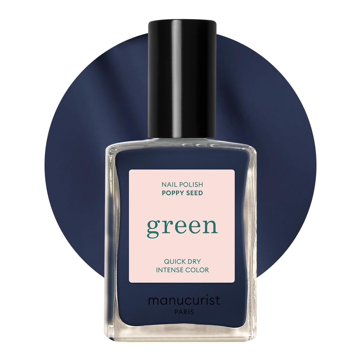 Manucurist Green - Rosy Beige Shell Beige Lak - Rychleschnoucí lak na nehty - DIY Nails - Vegan 12-Free - Rostlinná báze - Lak na nehty - Vyrobeno ve Francii