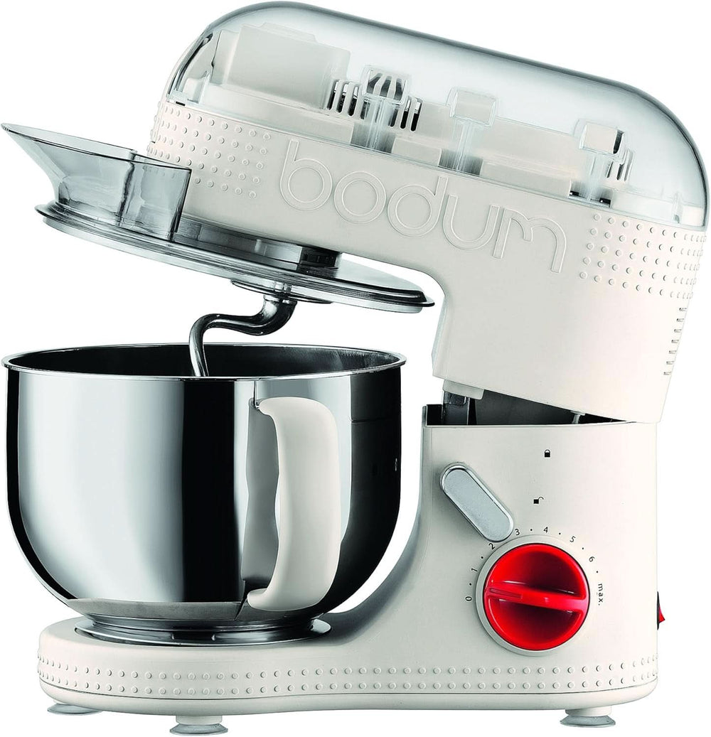 Bodum Bistro Elektrische Küchenmaschine, 4,7 l, 4,7 l, Weiß Matka a dítě Naty Shop