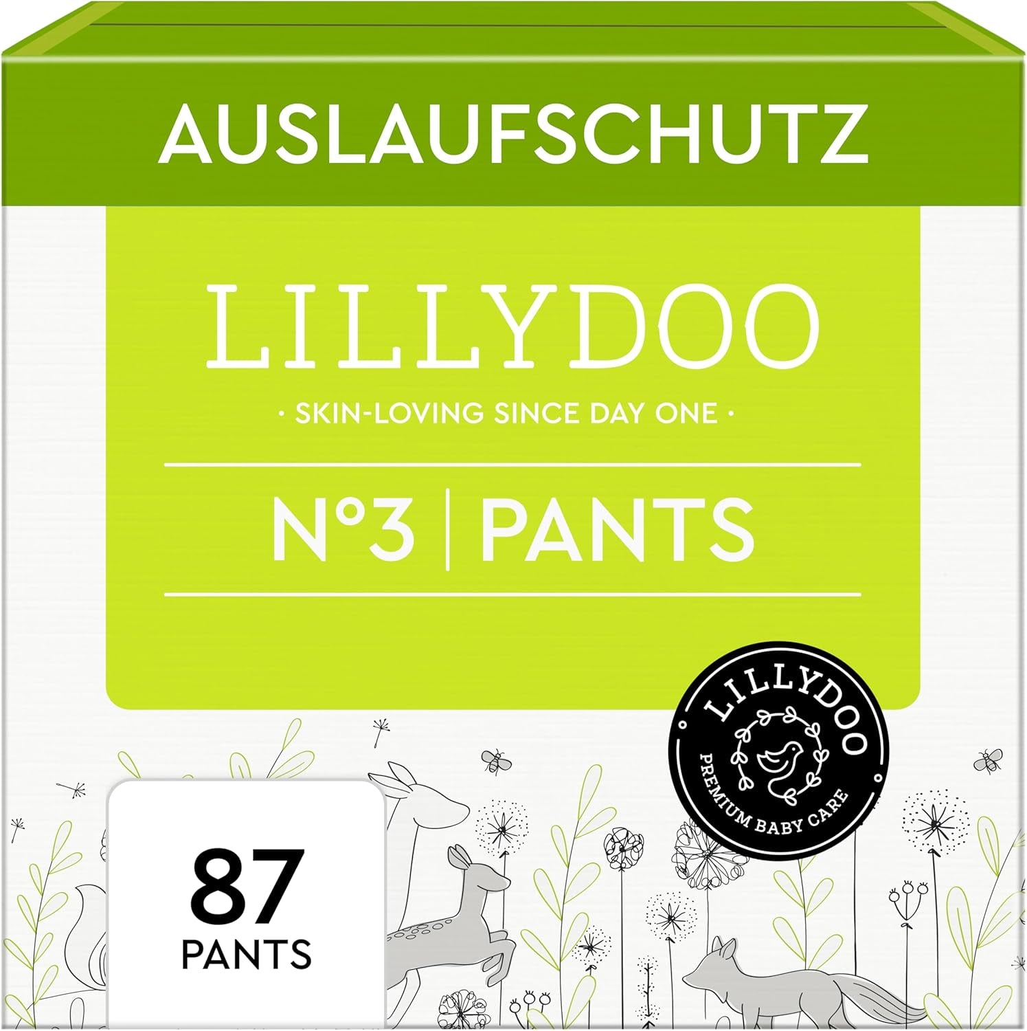LILLYDOO Skin Friendly Pants Velikost 5 (12-17 kg) Měsíční balení (105 kusů)