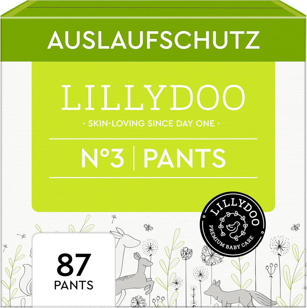 LILLYDOO Skin Friendly Pants Velikost 5 (12-17 kg) Měsíční balení (105 kusů)