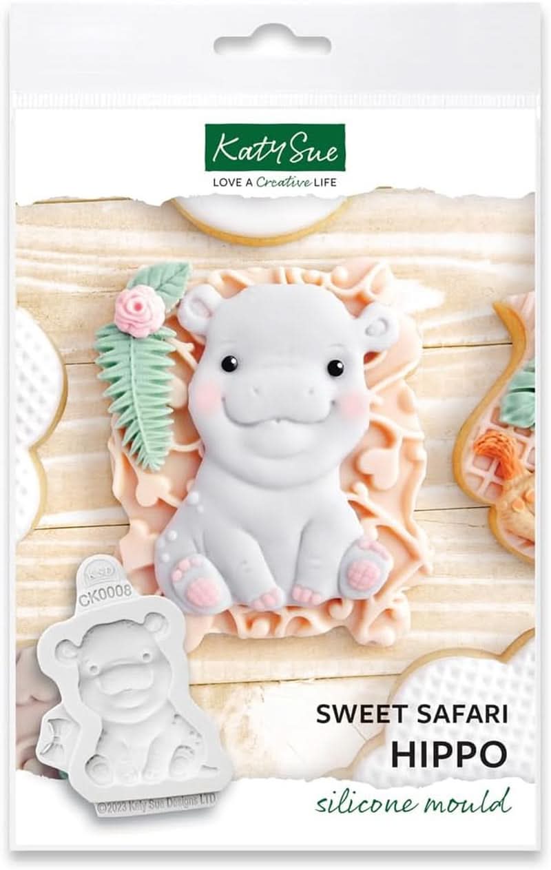 Katy Sue, Silikonový odlitek Sweet Safari, Hroch Naty Shop Kitchen