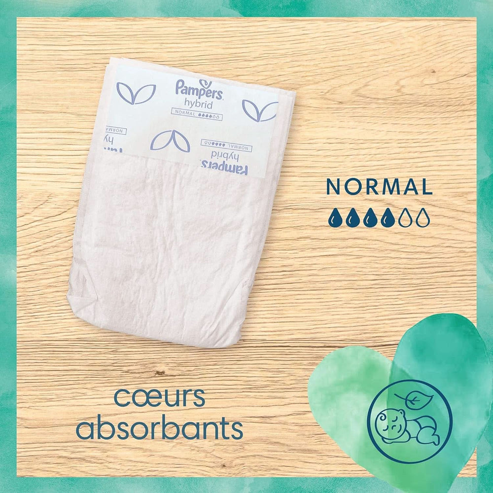 Pampers - Harmony Hybrid Starter Pack, 3 scutece lavabile + 25 șervețele de unică folosință - 1 pachet Mama si Copilul Naty Shop