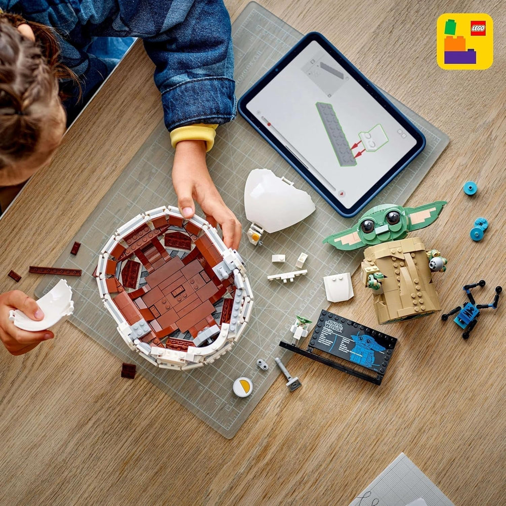 LEGO Star Wars 75403 Grogu ve své mandalorianské repulzorové kolébce - Sběratelská minifigurka - Model na sestavení, hraní a vystavení - Domácí dekorace - Dárek pro chlapce a dívky ve věku od 10 let Stavebnice Besuche den LEGO-Store