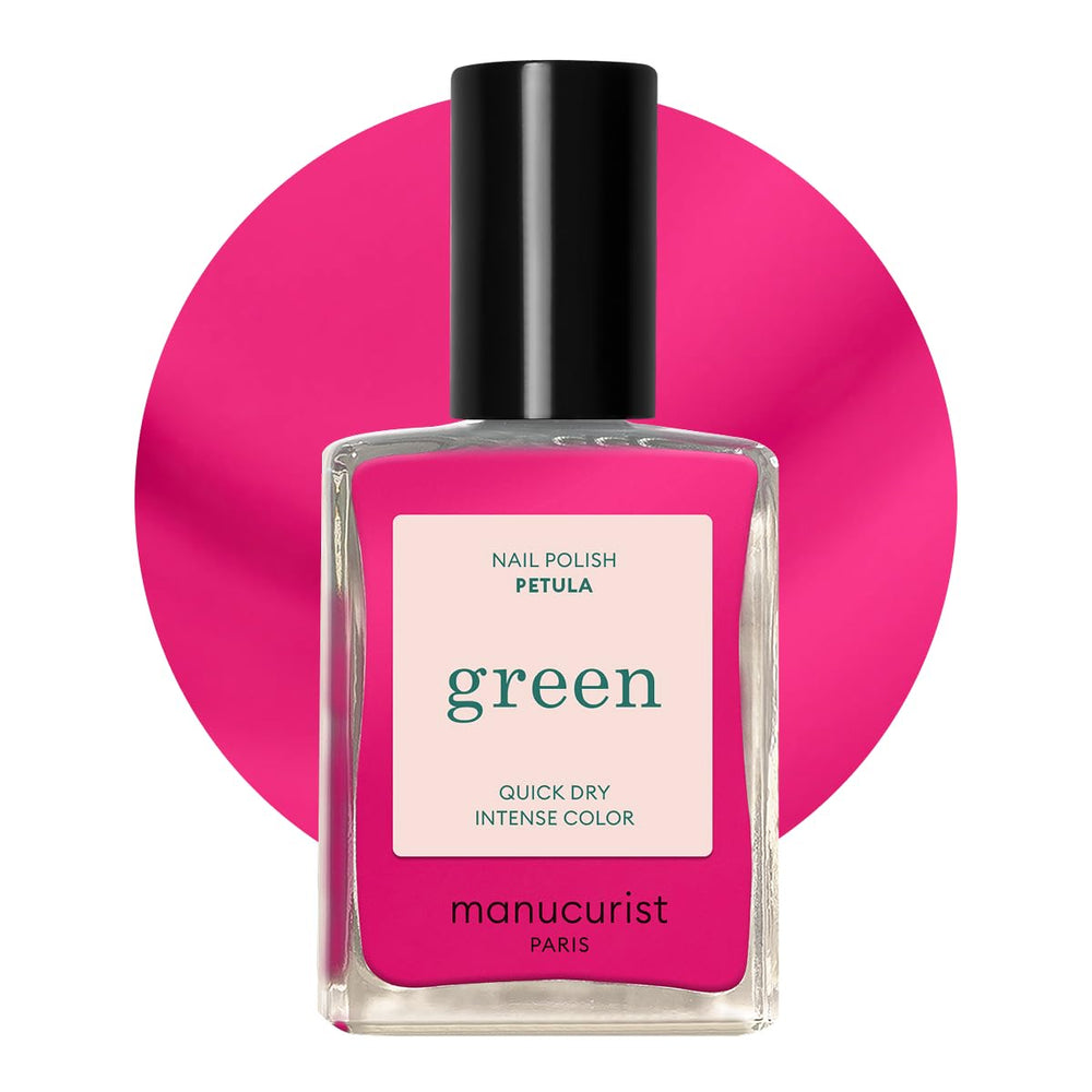 Manucurist Green - Rosy Beige Shell Beige Lak - Rychleschnoucí lak na nehty - DIY Nails - Vegan 12-Free - Rostlinná báze - Lak na nehty - Vyrobeno ve Francii