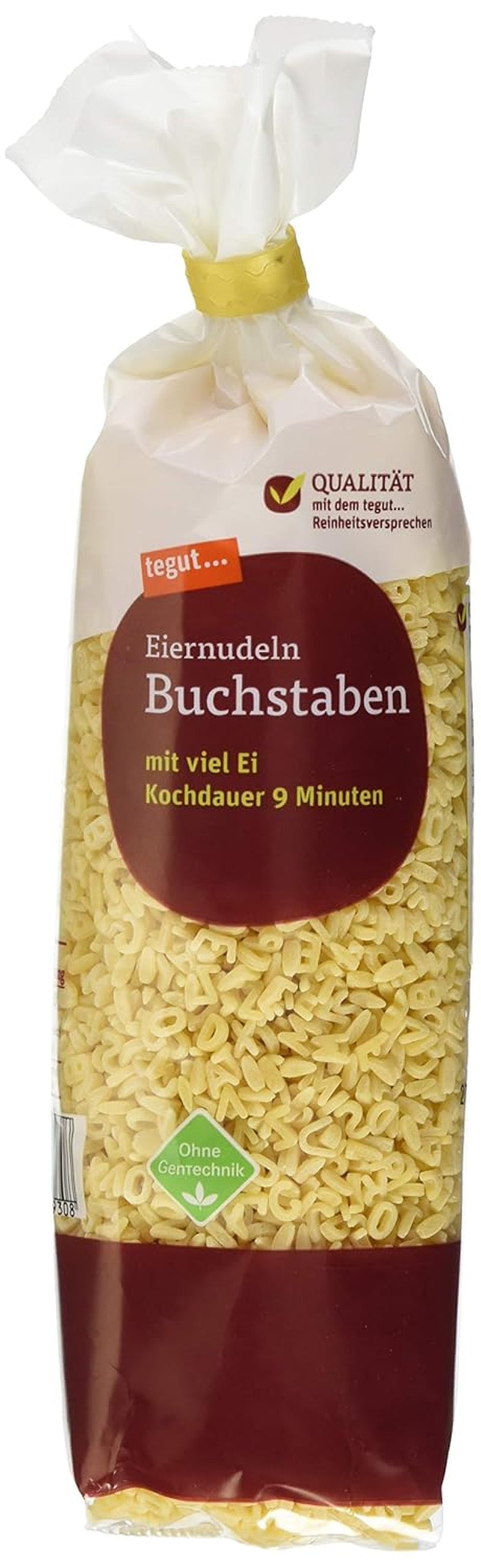 tegut... Eiernudel Buchstaben, 1 x 250 g