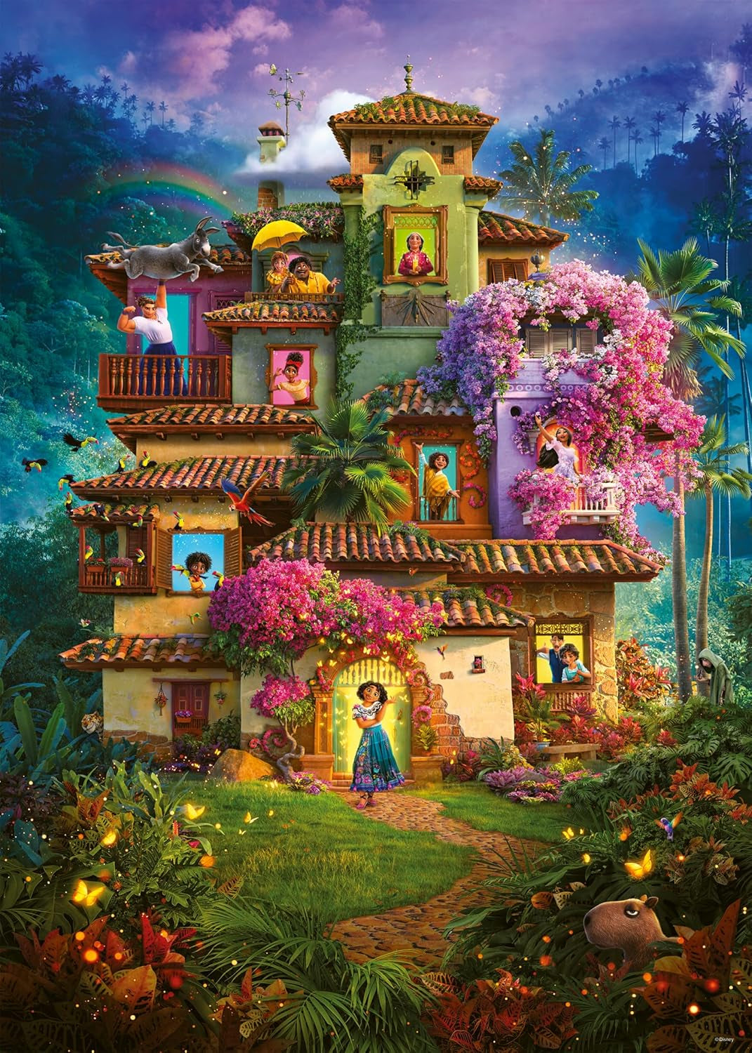 Ravensburger Puzzle 12000608 - Encanto - 1000 piese Disney Encanto Puzzle Pentru adulți și copii de la 14 ani Puzzle Naty Shop Clasic