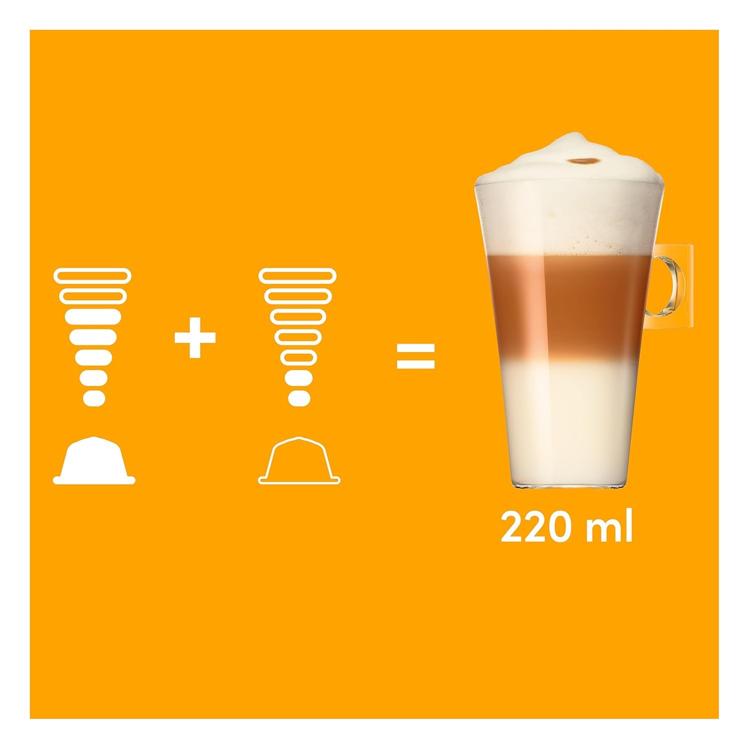 NESCAFÉ DOLCE GUSTO Latte Macchiato Kaffeekapseln 3er Vorratspack (3 x 30 Kapseln)