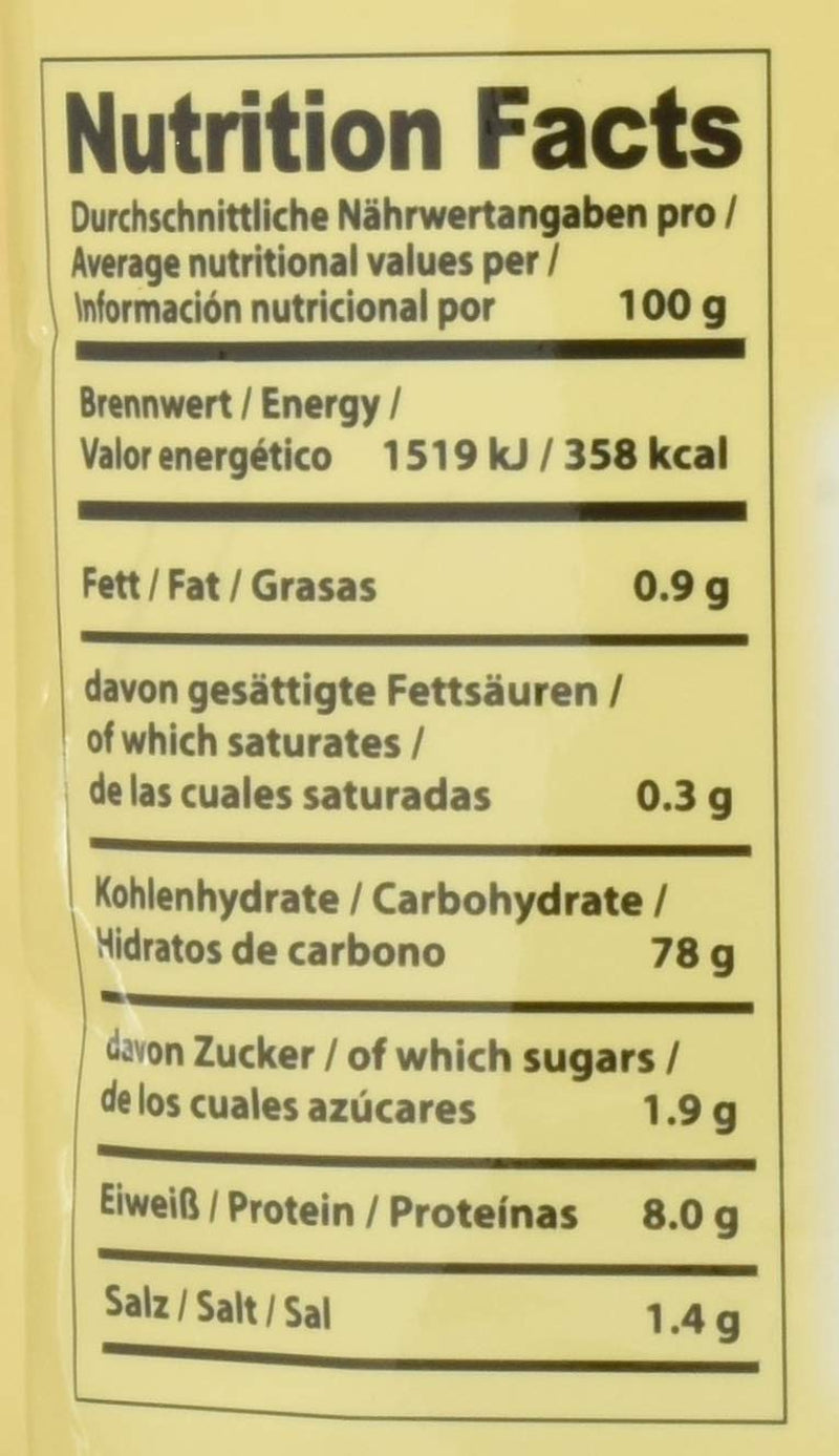 Backmischung Für Tempura Gerichte, 5Er Pack (5 X 1 Kg) Směs na pečení a vaření Naty Shop