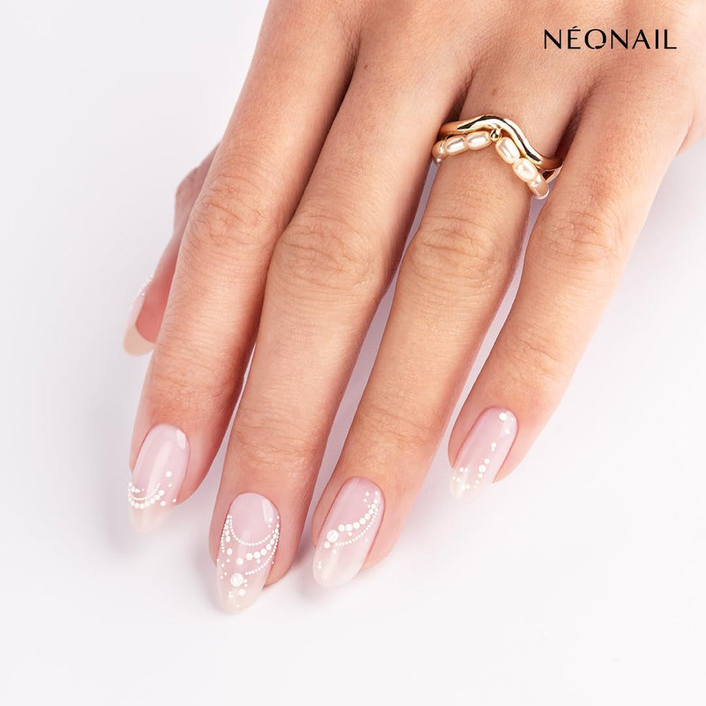 NÉONAIL Nagelstickers 3D - 61 Muster - Nail Charms - Nägel Selber Machen - Nails - Nageldesign - Accessories - Nailart - Nail Art Zubehör - Nagel Deko - Nagelschmuck - Dekoration Nageldesign - Weiß