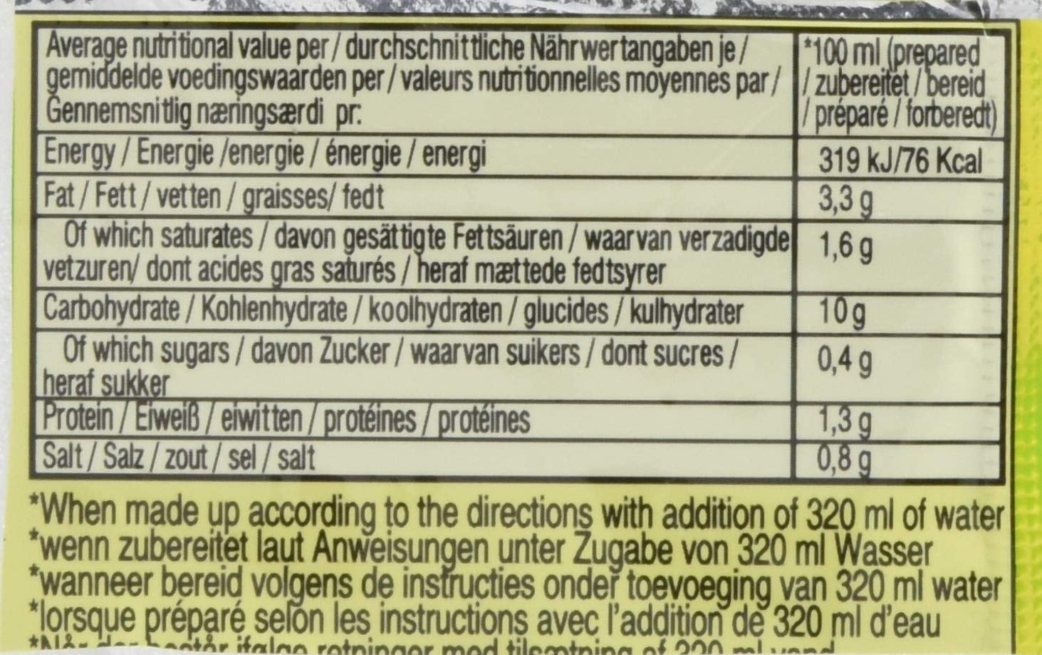 Instantní nudle s kuřecím masem, balení 10 ks (10 x 60 g)