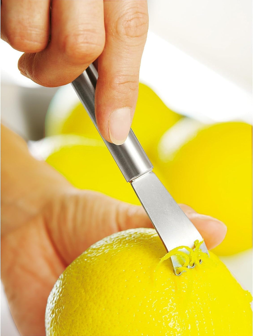 WMF Profi plus škrabka na citron 14,5 cm, nerezová škrabka Cromargan Naty Shop