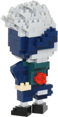 Bandai - Nanoblok - Kakashi Hatake - Mini-Bausteinfigur - Konstruktionsspiel - Bausatz für Manga-Pixel-Figur - NBCC137