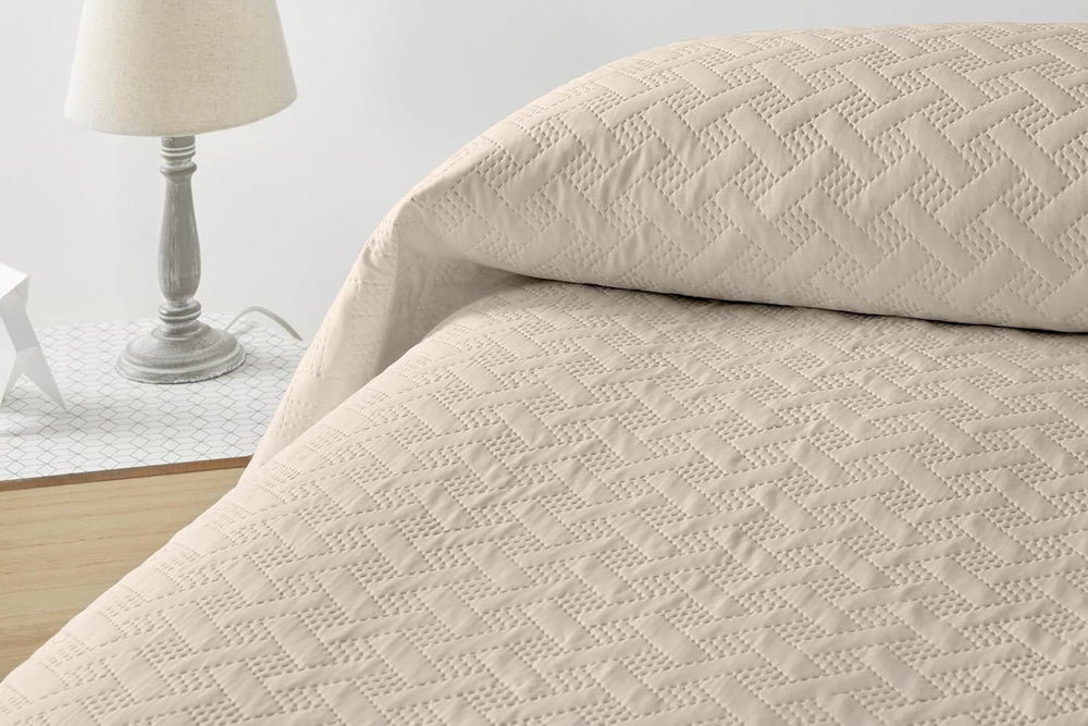 LISO - Přehoz na postel 105 cm - Přehoz na postel Bouti - Jaro a léto - 200X260 Cm - Růžové postele a přikrývky Besuche den Degrees home-Store Béžová postel 90 cm