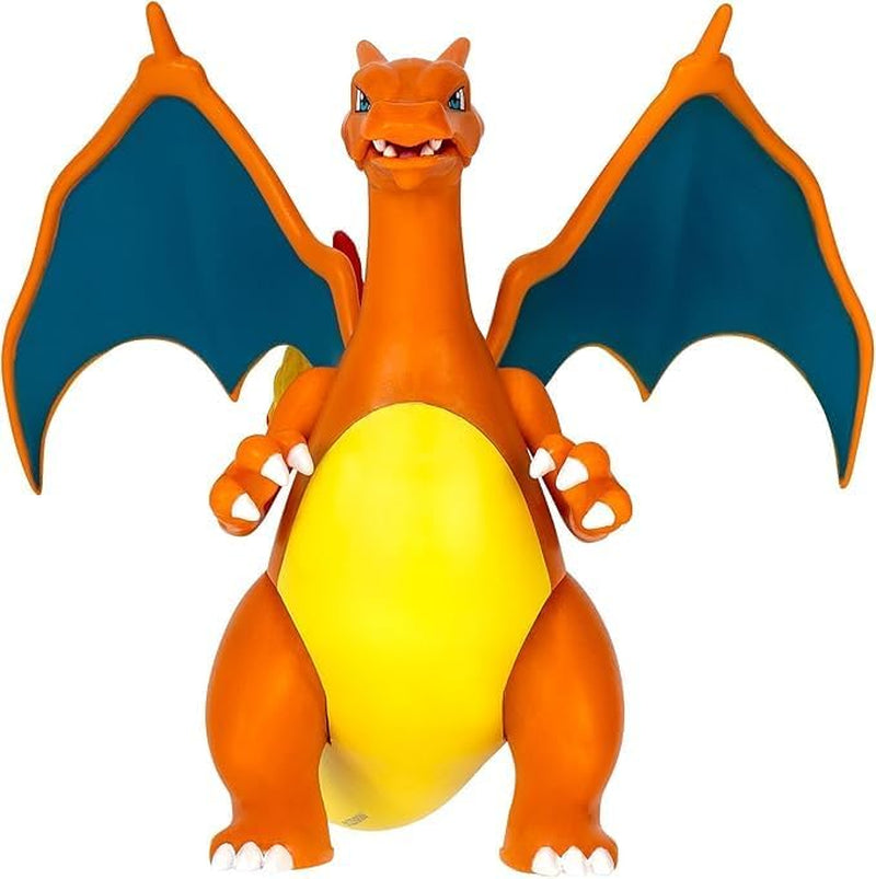 Pokémon PKW0368 – figurka s hranou bitvou – oficiální pohyblivá figurka Glurak 11,5 cm akční figurky Naty Shop