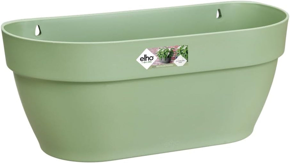 elho Vibia Campana Jardinieră de perete 35 - Jardinieră pentru balcon și utilizare în exterior - Ø 35,0 x H 14,8 cm - Negru/Antracit