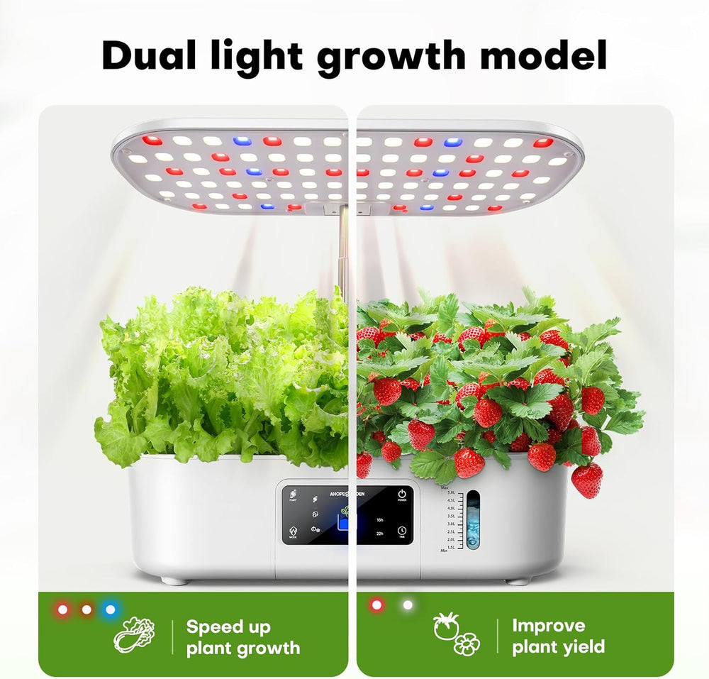 Herb Garden Hydroponic Grow System Kit s Grow Light