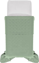 Elegantní letní přikrývka, prošívaná, zelená, 170 X 250 cm Přikrývky a přikrývky Naty Shop