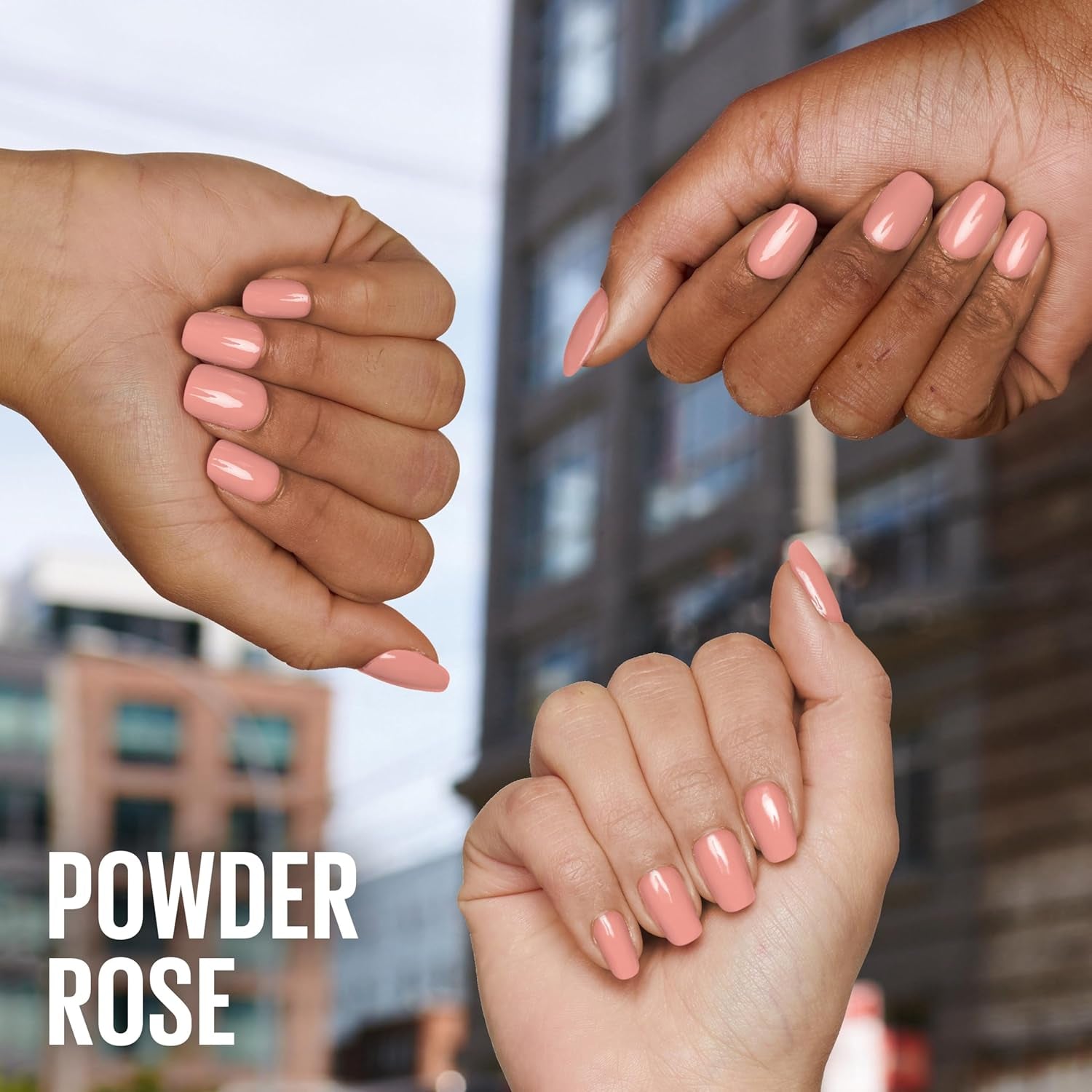 Maybelline New York Super Stay Ink Bonder 130 Powder Rose - dlouhotrvající lak na nehty pro pevné nehty a intenzivní barvu, 12,3 ml