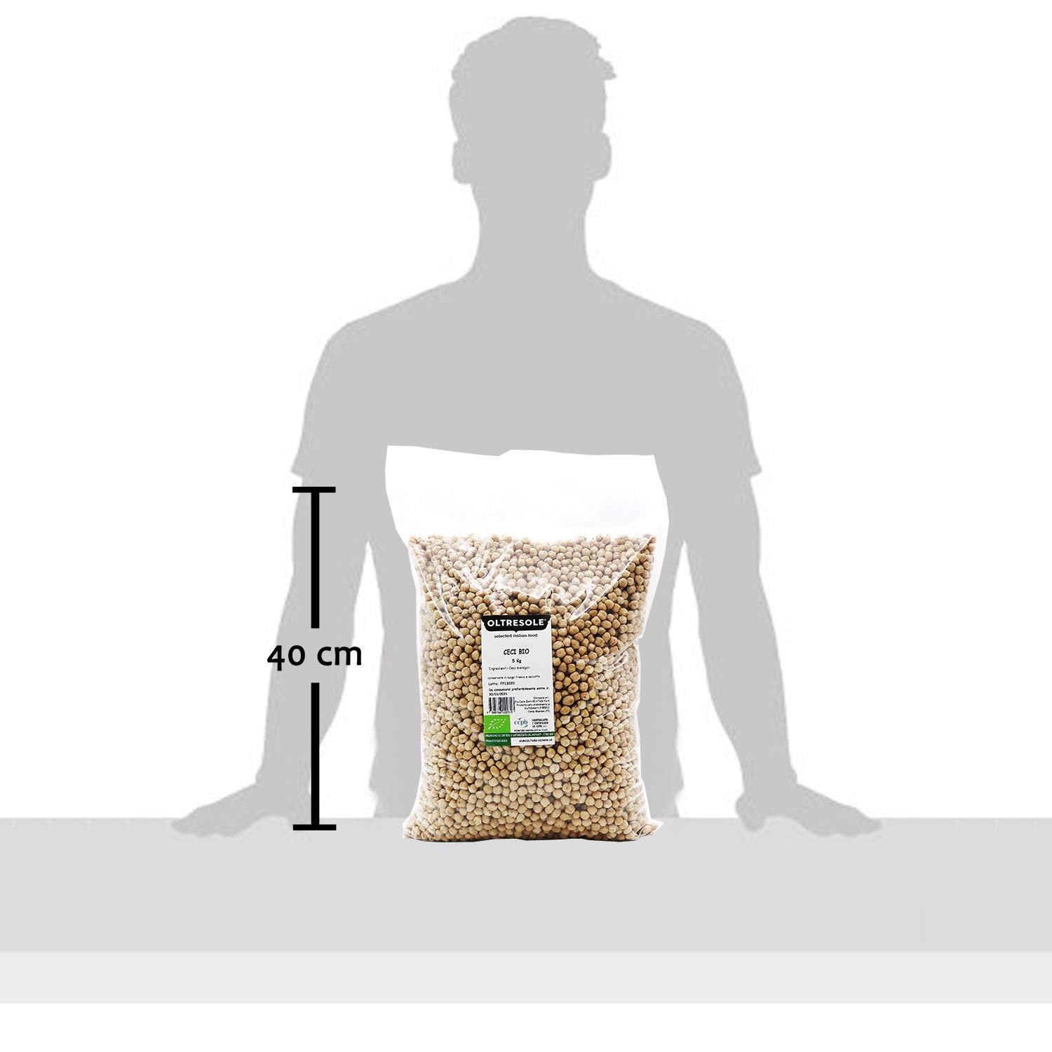 , 5 kg BIO cizrna, BIO sušené luštěniny z řízeného pěstování, Cereálie Naty Shop