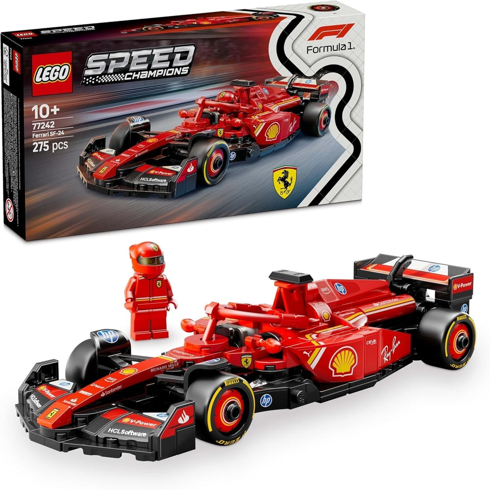Závodní auto LEGO Speed Champions Mercedes-Amg F1 W15 - Minifigurka Formule 1 - Sběratelský a sestavitelný model auta - Dárek pro chlapce a dívky od 10 let nebo dospělé fanoušky 77244 Stavebnice Besuche den LEGO-Store Ferrari Sf-24 Závodní auto F1 77242