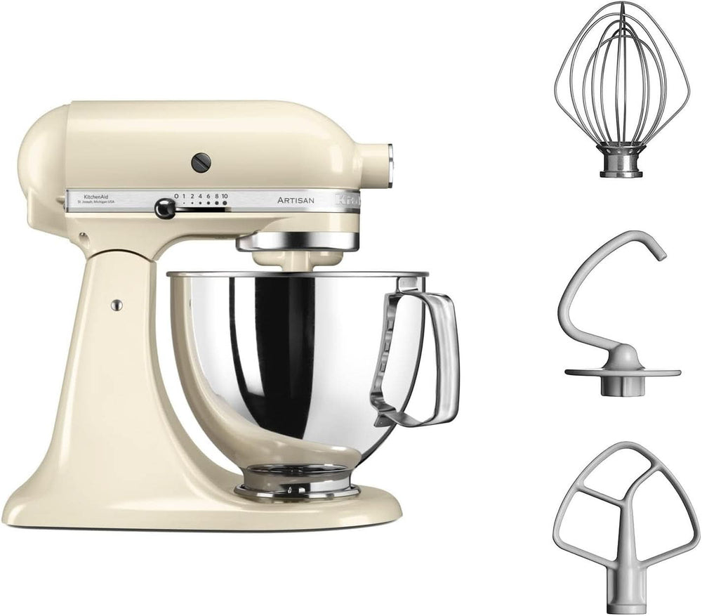 Kuchyňský mixér KitchenAid Artisan 5KSM125EER, 300W, 4,8l Naty Shop Cream