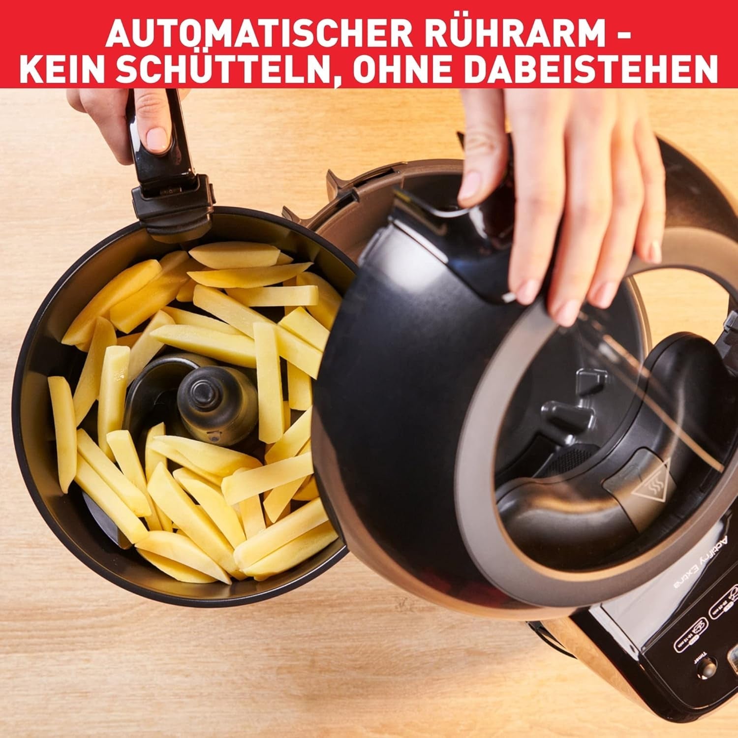 Horkovzdušná fritéza Tefal FZ7738 Actifry Genius+, 1500 W, 1,2 kg, 9 automatických varných menu Domácí spotřebiče Naty Shop
