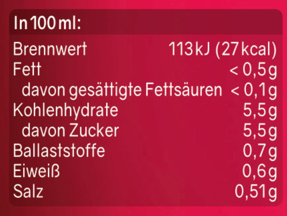 RABENHORST (6 x 700 ml) - Vysoce kvalitní zeleninová šťáva z různých druhů zeleniny s intenzivní kořenitou chutí Nealkoholické nápoje Naty Shop