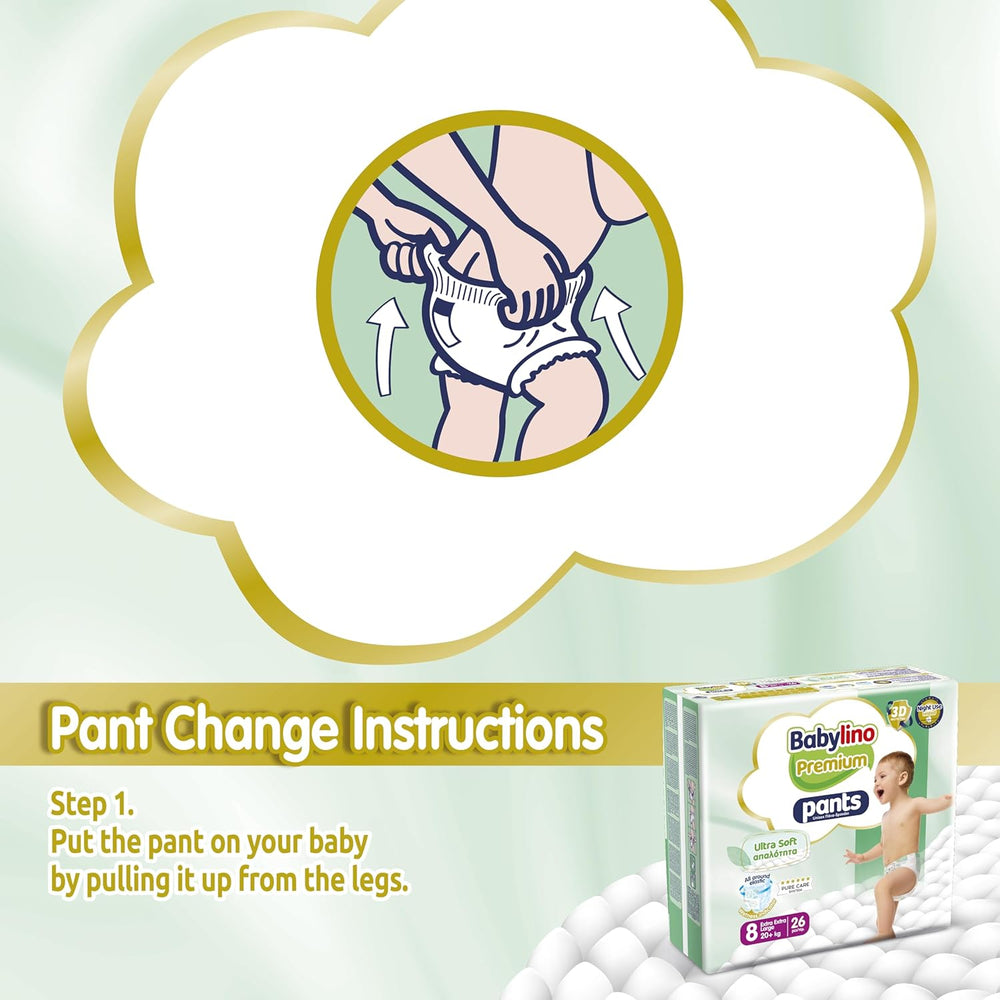 Prémiové kalhoty velikosti 8 s ultra měkkým filtrem, XXL (20+ kg), 104 kusů