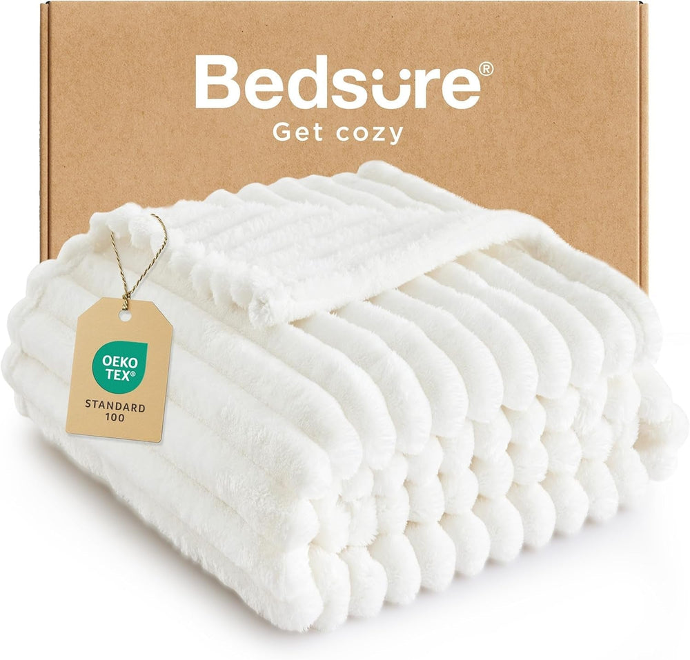 BEDSURE Šalvějová zelená fleecová deka na pohovku - Super měkké útulné deky pro ženy, roztomilá malá deka pro dívky, 127 X 152 cm Postele a deky Besuche den BEDSURE-Store Garden White/Opulent Tee Xl (50" X 70")