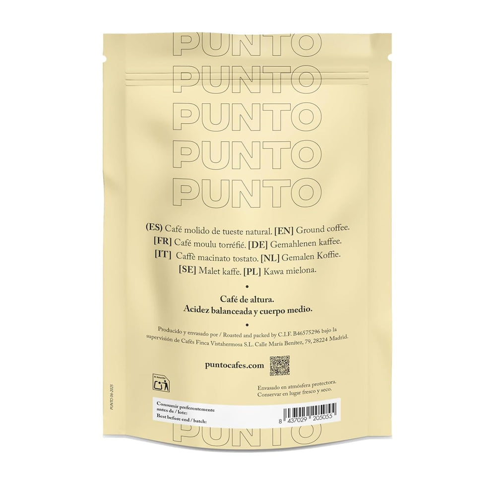 – Gemahlener kolumbianischer Kaffee – 250 g – Spezialitätenkaffee – Mittlere Röstung – 100% Arabica – Fruchtige Noten, Rohrzucker und Kakao – Ausgewogene Säure – Mittlerer Körper