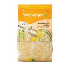 Seeberger Rohrzucker Grob 5Er Pack: Vollrohrzucker Besonders Aromatisch - Ideal Für Cocktails Und Zum Backen - Grob - Unraffiniert, Vegan (5 X 1 Kg) Sladidla Naty Shop 1 Kg (5Er-Back)