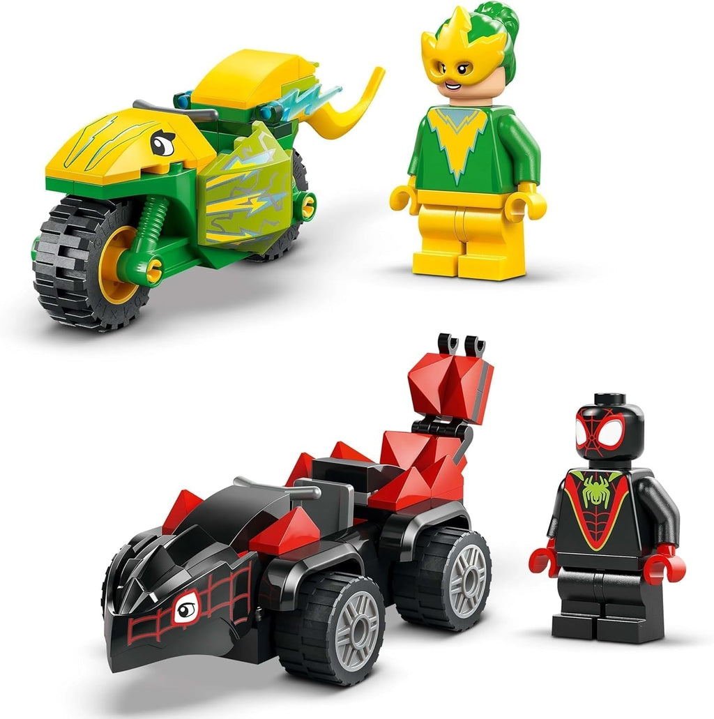 LEGO Marvel Action Fun With Spin And Electro In Their Dino Speedsters, Buildable Superhero Car For Boys And Girls From 4 Years, Hero Set With Toy Car, Spidey And His Super Friends 11198 Seturi de constructie Besuche den LEGO-Store