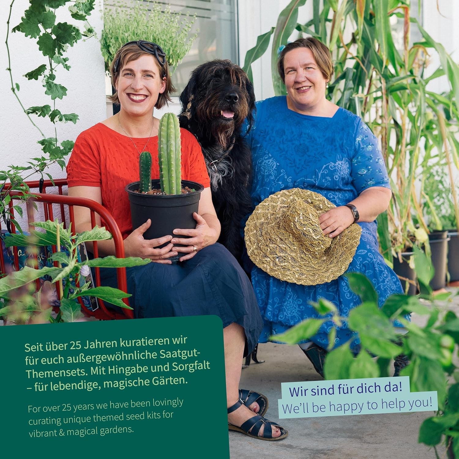 Magic Garden Seeds - Krabička na vonná semínka rostlin - Květinové kouzlo pro balkón, květinový záhon a smysly - Zdarma opylovaná semínka, okouzlující květiny jako tip na dárek pro nadšence do zahradnictví