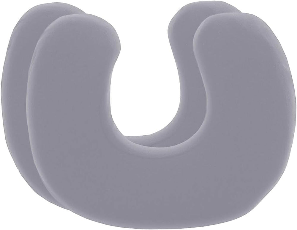 Față de pernă neagră, pachet dublu, perfectă pentru pernele de gât ANDAR, bumbac maco (jersey dublu), fără călcare și uscare cu tambur, set de 2 fețe de pernă cu fermoar, certificat Oeko-Tex Perne ortopedice cervicale Naty Shop Grafit / gri deschis