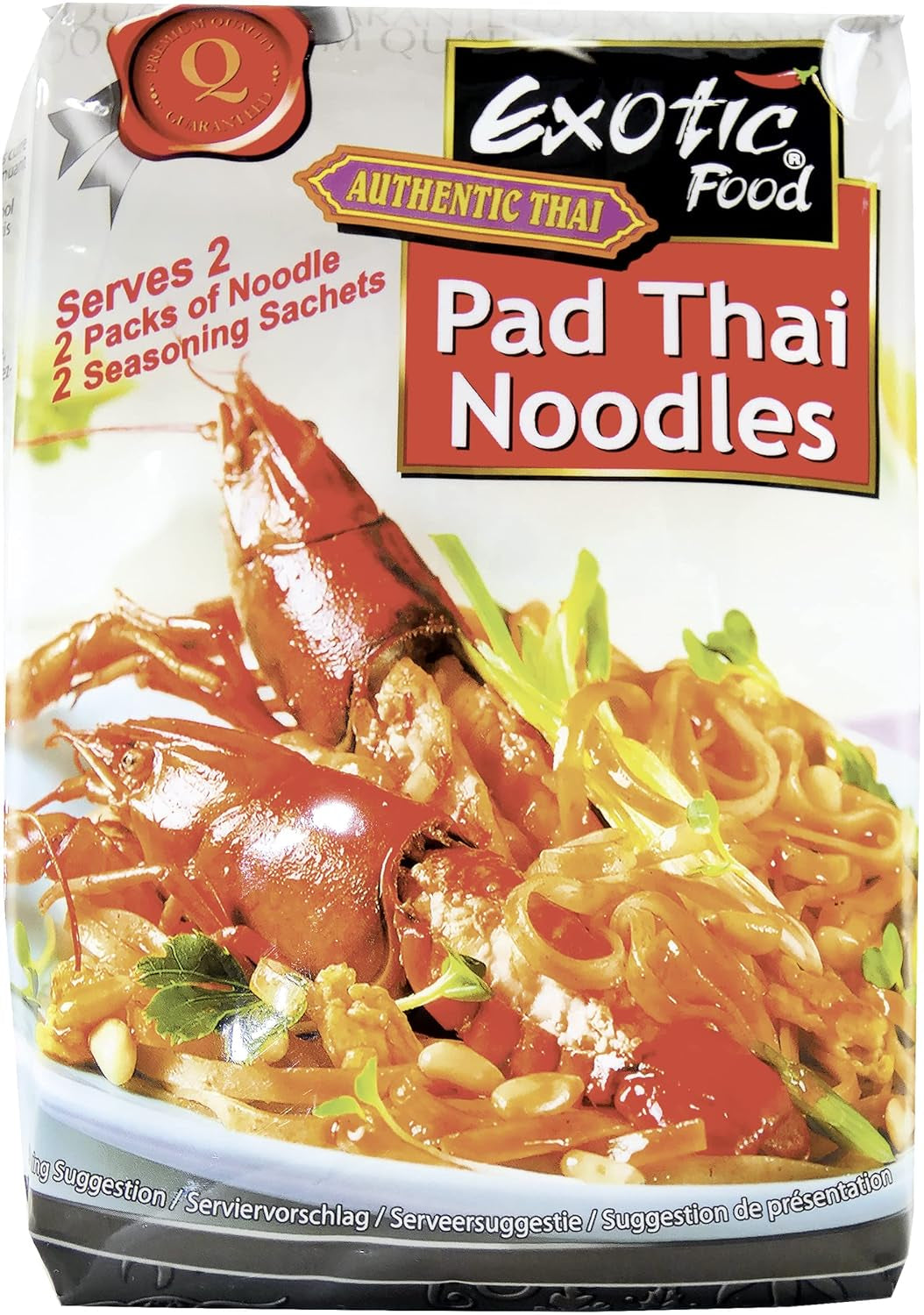Wok rýžové nudle (Pad Thai), balení 2 ks (2 balení x 300 g)