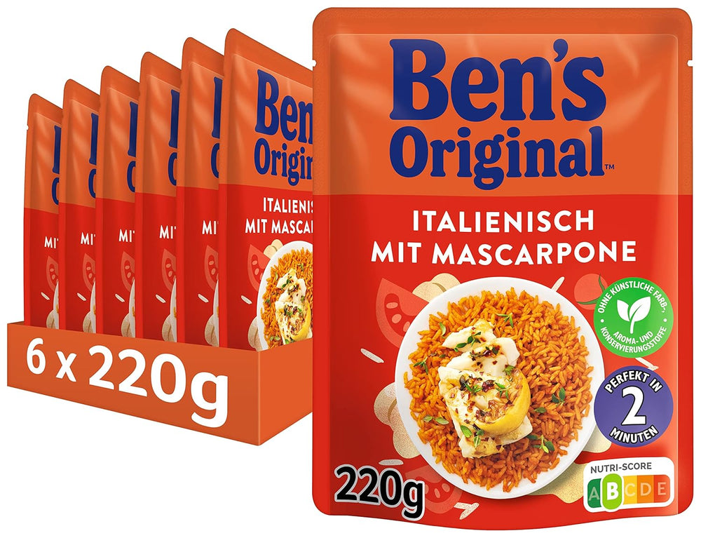 BEN'S ORIGINAL™ Mediterranean Express Rýže 6 x 220 g