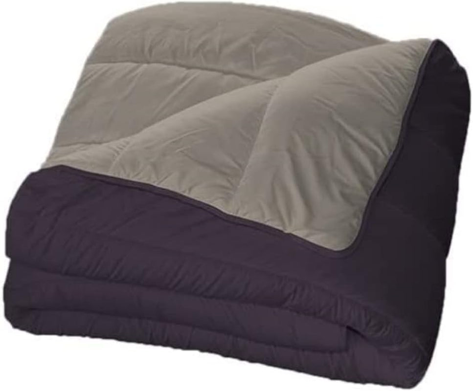 Bleu Câlin plapumă reversibilă bicoloră pentru 2 persoane, microfibră, burgundy/pepper, 220X240 cm Plapumi si pilote Naty Shop MÃ"re/Poivre 140 X 200 Cm