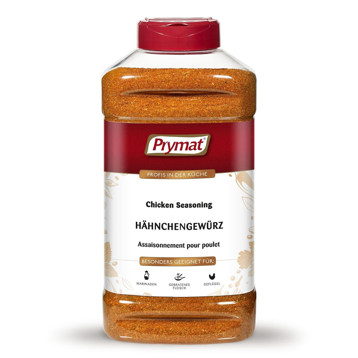 Prymat Hähnchengewürz 1100 g, Gewürzmischung für Hhn, Turecko, Ente, Gans, Grillgewürze, Marináda pro Fleisch im Streuer