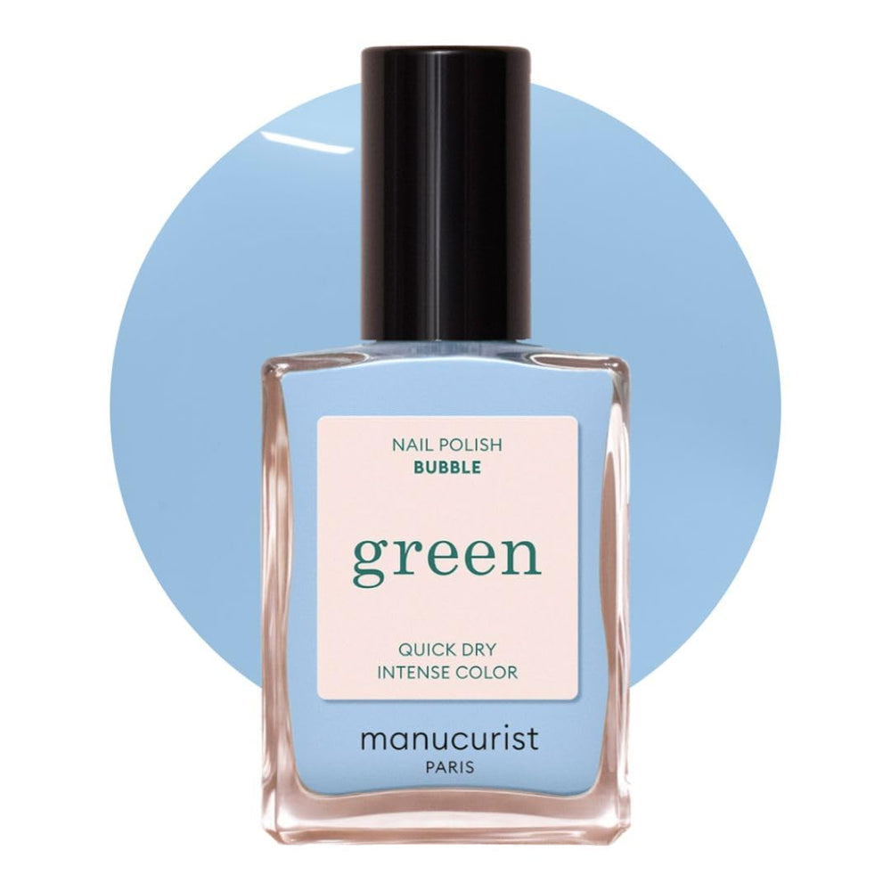 Manucurist Green - Rosy Beige Shell Beige Lak - Rychleschnoucí lak na nehty - DIY Nails - Vegan 12-Free - Rostlinná báze - Lak na nehty - Vyrobeno ve Francii