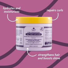 Mască de păr pentru păr creț de Nature Spell 400 ml - îmbogățită cu apă de orez și semințe de in, pentru toate tipurile de bucle, fără sulfați Masca de par Naty Shop