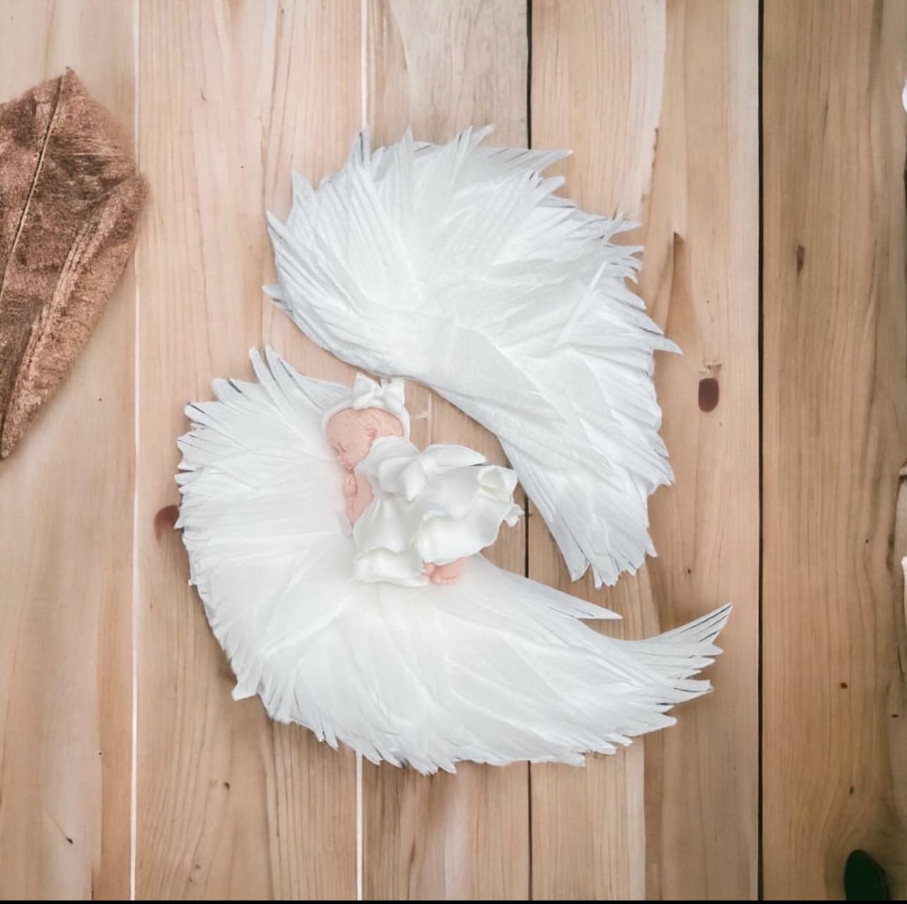 Jedlá dekorace, křest, dívka