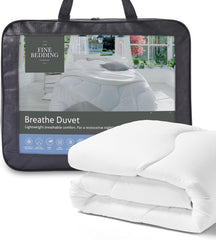 Prodyšná přikrývka, 9 + 4,5 tog, všechna roční období, chlazení a odvod vlhkosti, regulace teploty, praní v pračce, jednolůžko Přikrývky a přikrývky Naty Shop pro všechna roční období (9 + 4,5 tog) Jednolůžko