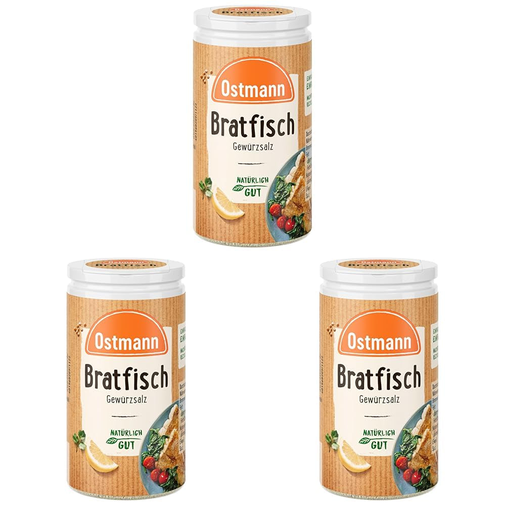 Ostmann Gewürze - Bratfisch Gewürzsalz | Nachfüllbare & recyklovatelné balení | 50 g v Der Streudose