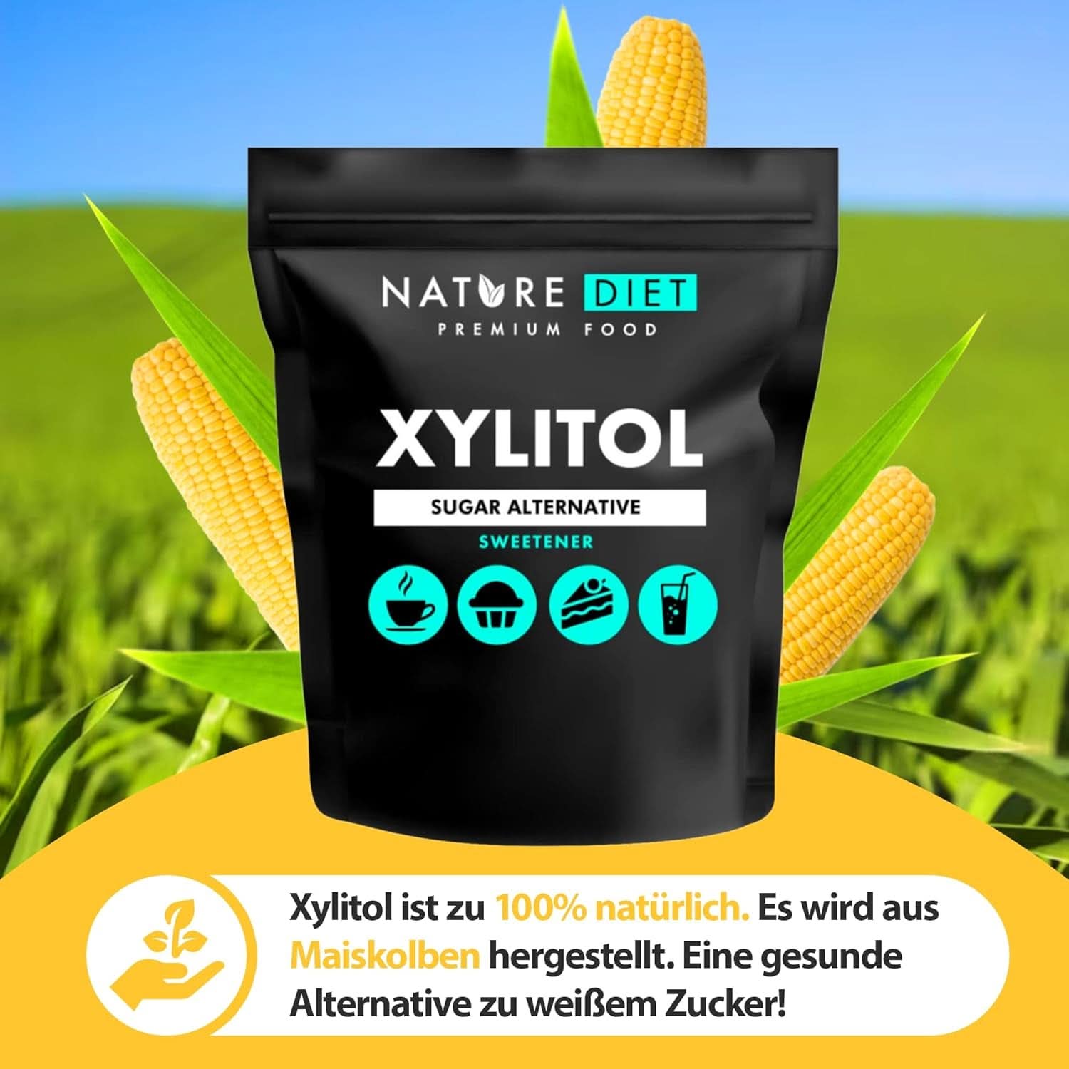 Nature Diet Xylitol, 1 kg sladidel Naty Shop