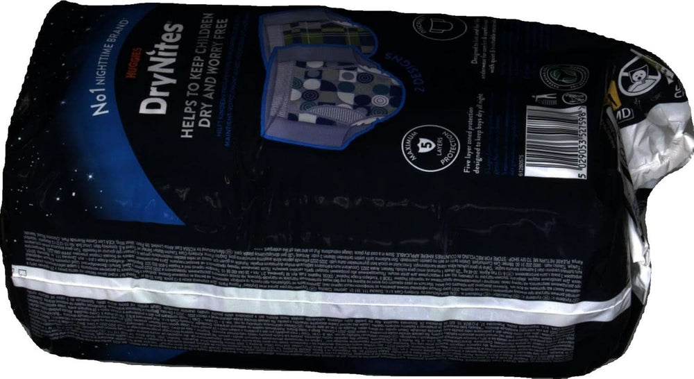Huggies Drynites Super savé noční plenky, pro chlapce 8-13 let (30-48 kg), 9 ks Mother and Child Naty Shop