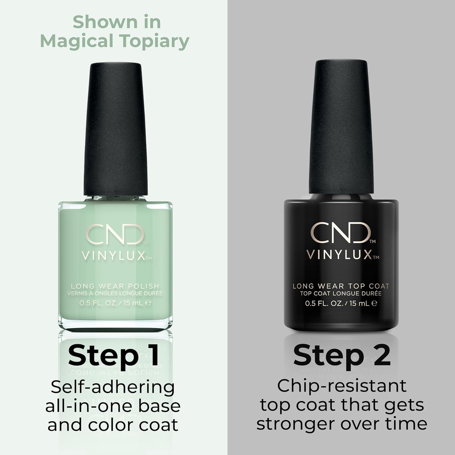 CND Vinylux - dlouhotrvající lak na nehty - klasický lak na nehty - zlatá šalvěj #433 15 ml